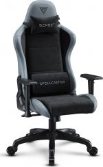 Геймерське крісло SENSE7 Spellcaster Fuku PU Крісло чорний/сірий