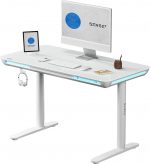 Електричний ігровий стіл SENSE7 Nomo: Білий для сучасних геймерів