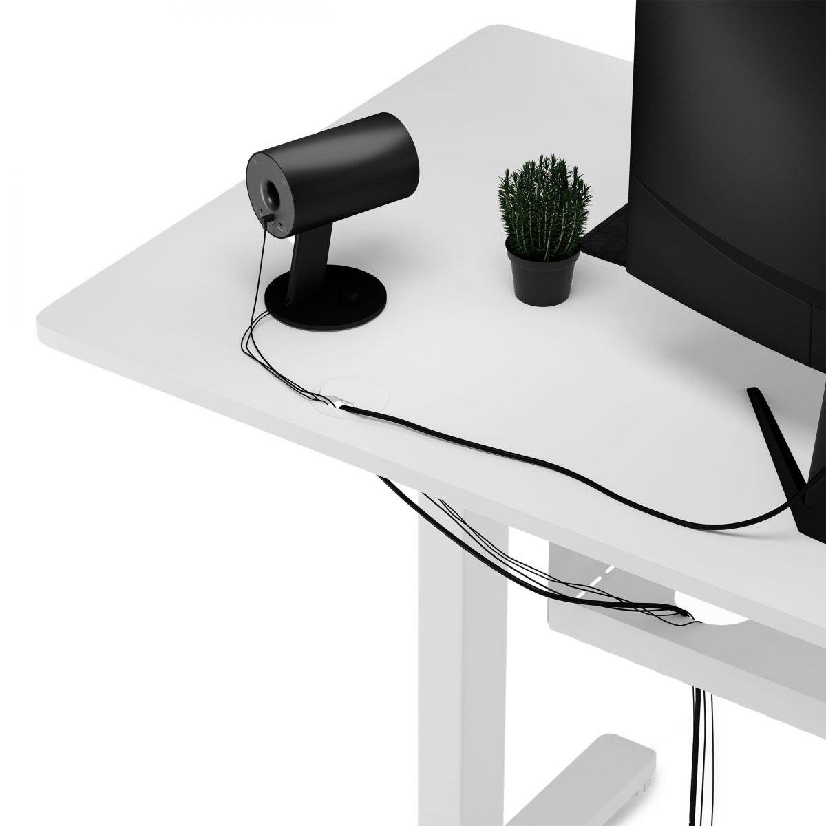 Електричний ігровий стіл SENSE7 Nojo 120x60 Білий для зручності і комфорту - Зображення 5