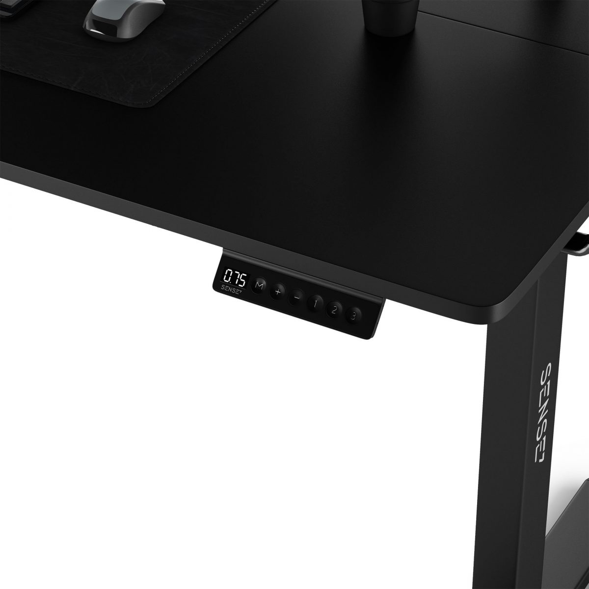 Ігровий стіл SENSE7 Nojo Black 140х70 см для сучасного дизайну - Зображення 4