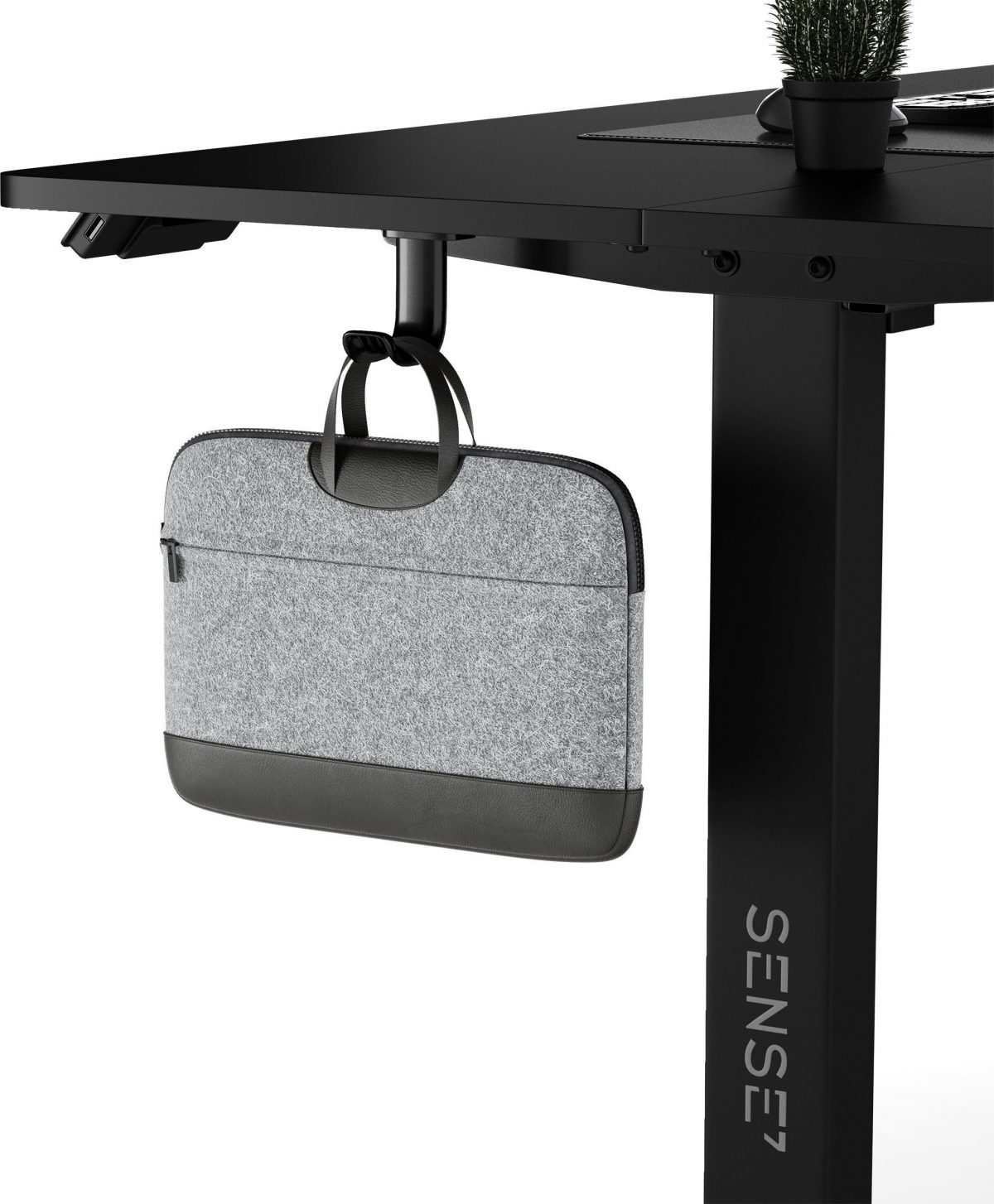 Ігровий стіл SENSE7 Nojo Black 140х70 см для сучасного дизайну - Зображення 8