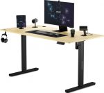 Ігровий стіл SENSE7 Nojo Pine 140x70 см з чорними ніжками для елегантного вигляду