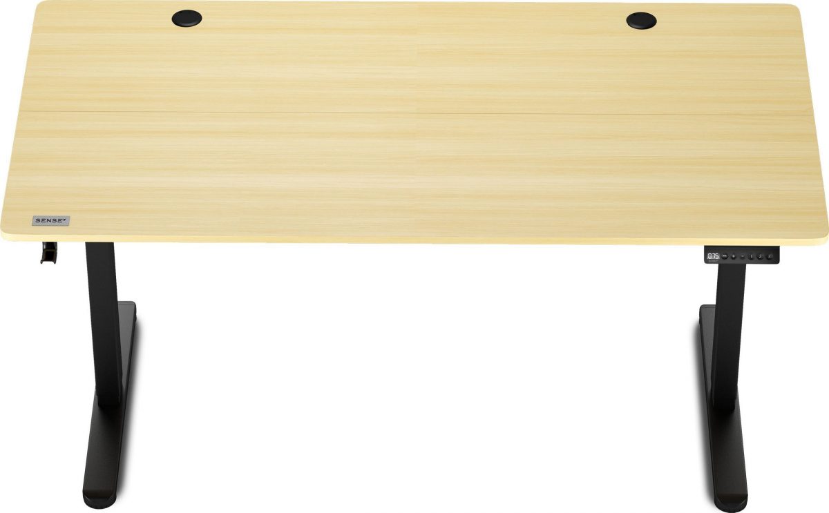 Ігровий стіл SENSE7 Nojo Pine 140x70 см з чорними ніжками для елегантного вигляду - Зображення 4