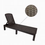 Шезлонг пластиковий коричневий Kontrasto 5.10.212641 - Зображення 4