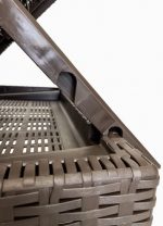 Шезлонг пластиковий коричневий Kontrasto 5.10.212641 - Зображення 7