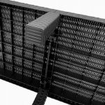 Шезлонг пластиковий чорний Контраст 5.10.212665 - Зображення 3