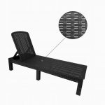 Шезлонг пластиковий чорний Контраст 5.10.212665 - Зображення 6