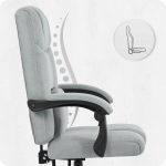 Поворотне крісло Cabro C505 Колір: сірий зручність та стиль у сірому кольорі для вашого комфорту - Зображення 8