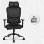 CABRO C506 тканинне офісне крісло чорна тканина зручність та стиль у чорній тканині для роботи та комфорту - Зображення 8