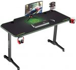 Ігровий стіл ULTRADESK FRAG Green 140x60 см з підкладкою для тривалих ігор - Зображення 3