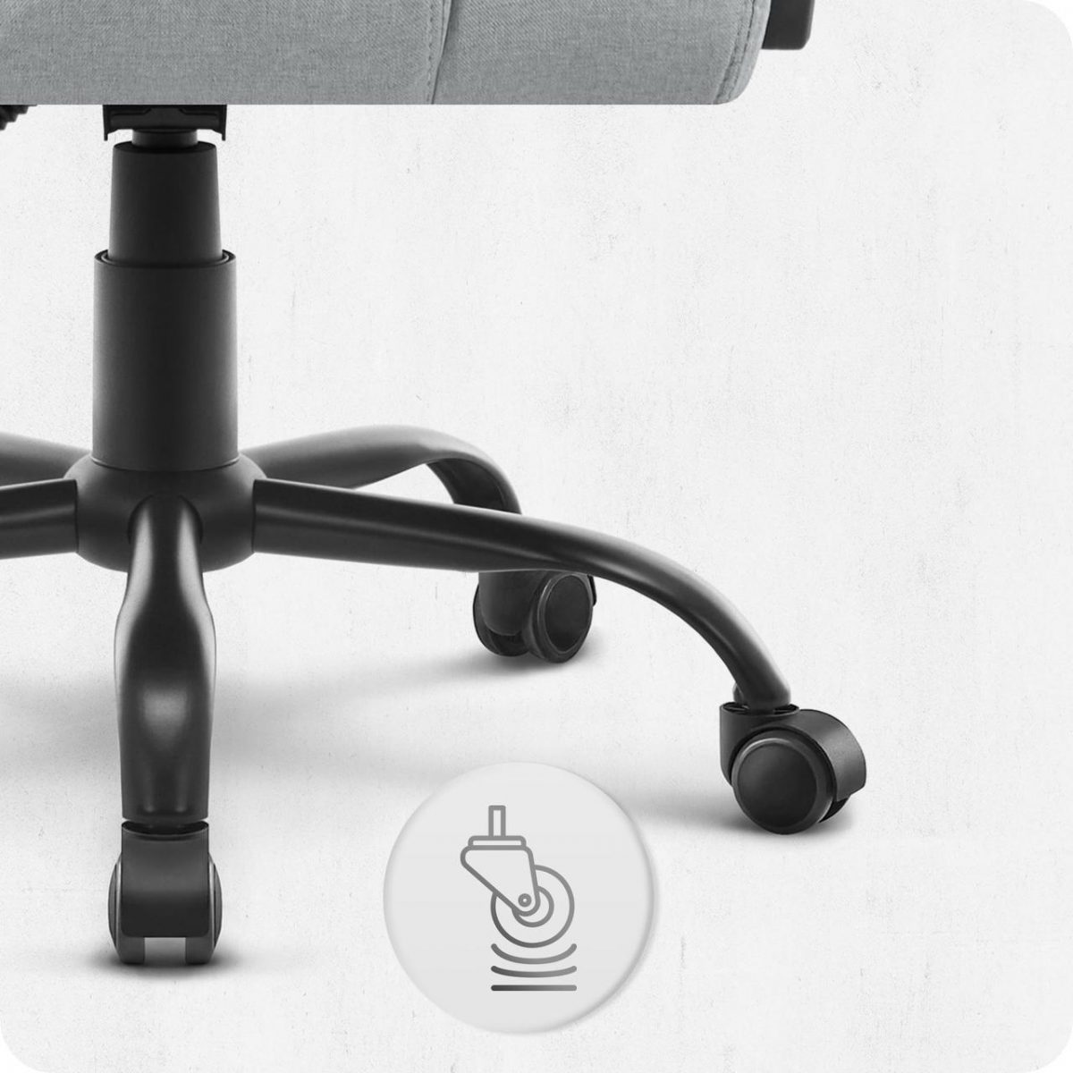 Поворотне крісло Cabro C505 Колір: сірий зручність та стиль у сірому кольорі для вашого комфорту - Зображення 6