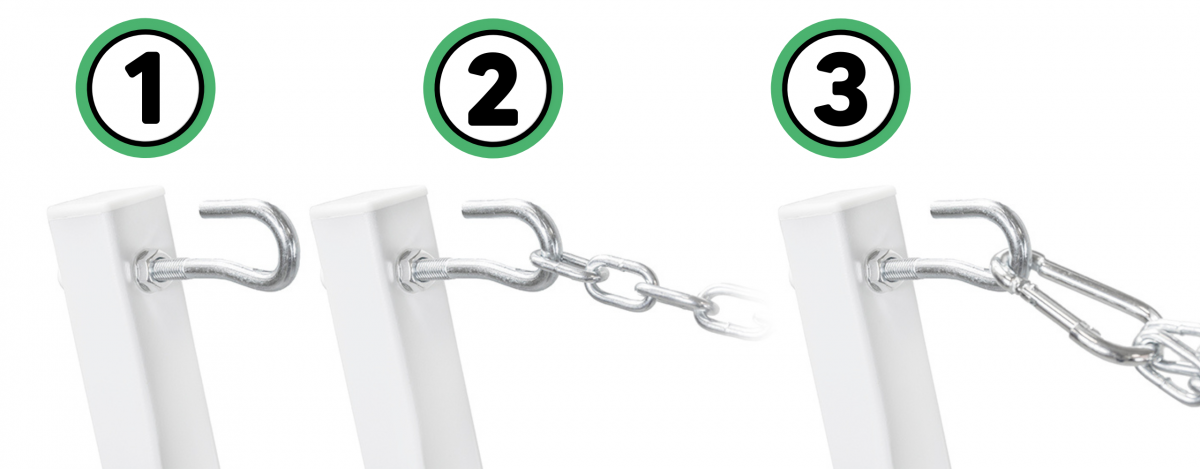 Каркас для гамака Go Garden OASIS WHITE - Елегантність та надійність - Зображення 5