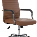 Офісне крісло Sofotel Boston з екошкіри коричневого кольору