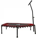 Ефективний Батут для Фітнесу з Ручкою FunFit 130 см Червоний - Зображення 5