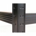 Металевий стелаж FUNFIT 180x 90x40 см на 5 полиць 875 кг. чорний - Зображення 4