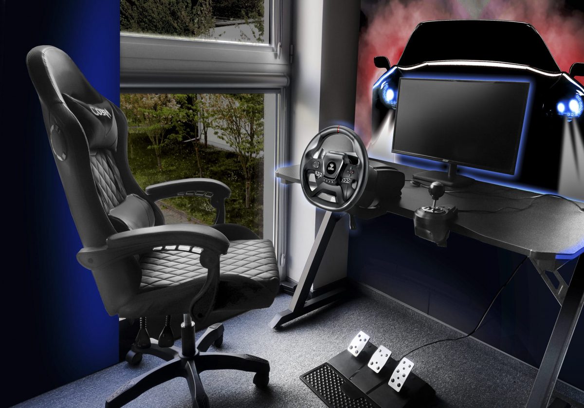 Ігрове кермо Руль Cobra GT987 – Force Feedback для реалістичних гонок - Зображення 8