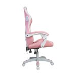 Ігрове Геймерське крісло RGB + BT з колонками WS8151 Pink – з музикою та підсвіткою - Зображення 8