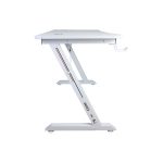 Геймерський стіл CRF4577RGB Білий – RGB підсвічування для гри - Зображення 7