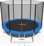 Дитячий садовий батут FunFit з захисною сіткою 312 см для безпечних ігор