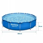 Каркасний басейн Bestway 56681 366x76 см для всієї родини - Зображення 2
