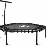 Компактний Батут для фітнесу AGA SPORT FITNESS 130 см чорний