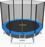 Батут з драбиною та страхувальною сіткою Funfit 252 см – безпека та розваги для всієї родини