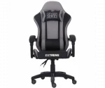Геймерське крісло Extreme SPYDER сіре з регульованими подушками для підвищеного комфорту