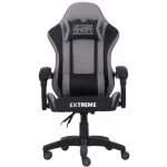 Геймерське крісло Extreme SPYDER сіре з регульованими подушками для підвищеного комфорту