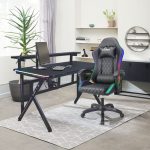 Геймерський стіл CRF4010RGB Чорний – стиль та RGB підсвітка - Зображення 9