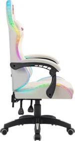 Геймерське крісло Defender Energy Біле з екошкіри - Зображення 2