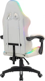 Геймерське крісло Defender Energy Біле з екошкіри - Зображення 3