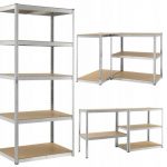 Металевий стелаж FUNFIT 180x 100x60 см на 5 полиць 1000 кг.