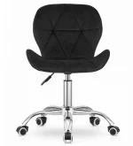 Офісне крісло Lugano чорний оксамит Комфорт і стиль для вашого офісу та домуКомфорт і стиль для вашого офісу та дому
