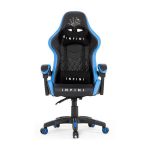 Комфортне і стильне геймерське крісло Infini Five чорно-синє - Зображення 2