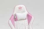 Біло-рожеве геймерське крісло KRAKEN Feyton – комфорт і стиль - Зображення 3