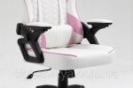 Біло-рожеве геймерське крісло KRAKEN Feyton – комфорт і стиль - Зображення 4