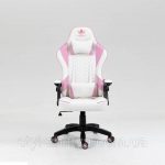 Біло-рожеве геймерське крісло KRAKEN Feyton – комфорт і стиль - Зображення 5