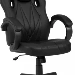 Чорне стильне геймерське крісло Sense7 Prism