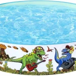 Басейн каркасний Bestway DINO 55022-літо повне пригод.