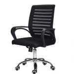 Комфортне і стильне офісне крісло MemFlow BLACK K10 для сучасного інтер'єру