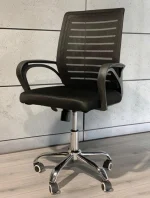 Комфортне і стильне офісне крісло MemFlow BLACK K10 для сучасного інтер'єру - Зображення 5