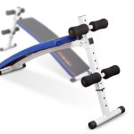 Похила тренувальна лава Neo-sport НС-05 синій з чорним для комфортних та результативних тренувань