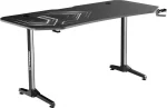 Ігровий комп'ютерний стіл ULTRADESK FRAG XXL чорний 160x75 см для професіоналів - Зображення 8