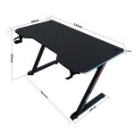 Геймерський стіл CRF4576RGB Чорний – стильний та функціональний - Зображення 4