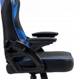 Геймерське крісло KRAKEN Feyton чорно-синє для тривалих сесій - Зображення 8