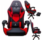 Геймерське крісло Atom 26 L з чорної екошкіри - Зображення 2