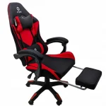 Геймерське крісло Atom 26 L з чорної екошкіри - Зображення 5