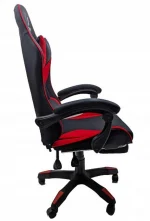 Геймерське крісло Atom 26 L з чорної екошкіри - Зображення 6