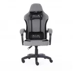 Геймерське крісло Infini System сіро-чорне для тривалого використання - Зображення 3