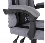 Геймерське крісло Infini System сіро-чорне для тривалого використання - Зображення 8